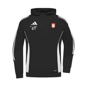 adidas Tiro 24 Hoody Schwarz Weiss 
