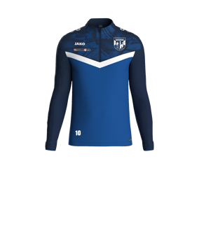 JAKO Iconic HalfZip Sweatshirt Kids Blau F403