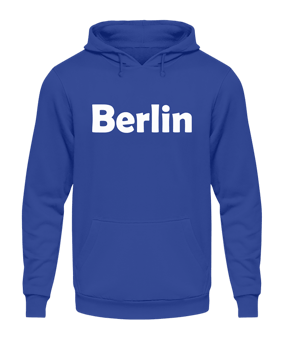 Hoody "Berlin" Blau - blau