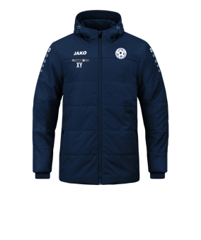 JAKO Team Coach Kapuzenjacke Blau F900