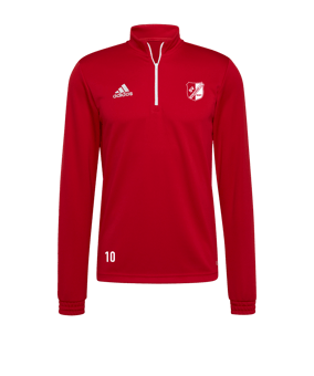 adidas Entrada 22 HalfZip Sweatshirt Rot