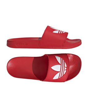 adidas Originals Adilette Lite Badelatsche Rot - rot