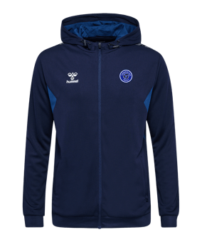 Hummel Authentic Pl Kapuzenjacke Blau F7026