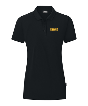 JAKO Organic Polo Shirt Damen Schwarz F800