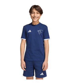 adidas Entrada 26 Trainingsshirt Kids Dunkelblau