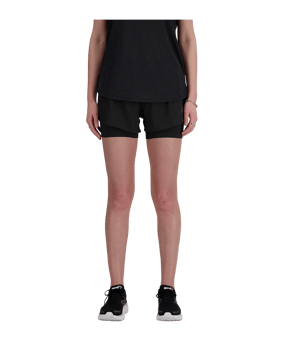 New Balance RC 3" 2in1 Short Damen FBK - schwarz