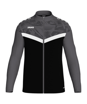 JAKO Iconic Polyesterjacke Kids Schwarz F801 - schwarz