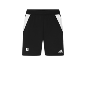 adidas Tiro 24 Trainingsshort Schwarz Weiss