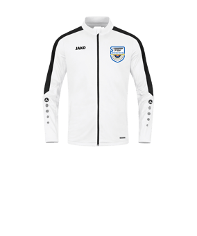 JAKO Power Polyesterjacke Kids Weiss Schwarz F000
