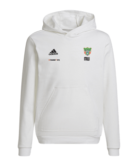 adidas Entrada 22 Hoody Kids Weiss
