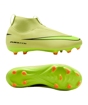 Nike Jr Air Zoom Mercurial Superfly X Academy FG/MG Max Voltage Kids Gelb F300 - gelb