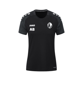 JAKO Performance T-Shirt Damen Schwarz Grau F804