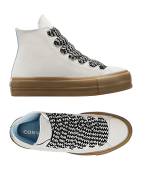 Converse Chuck Taylor All Star Lift Damen Weiss - weiss