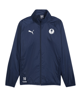 PUMA teamGOAL Allwetterjacke Blau Weiss F06