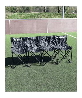 Cawila ACADEMY Spielerbank 4-Sitze Schwarz