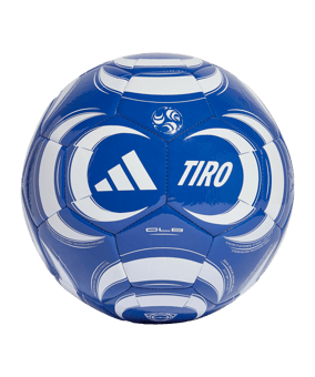 adidas Tiro Club Trainingsball Blau - blau
