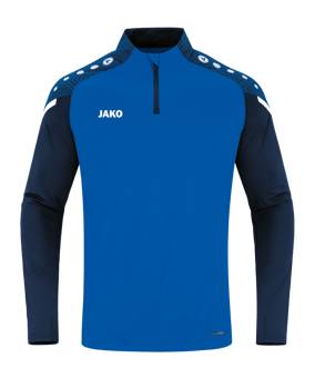 JAKO Performance Ziptop Blau Blau F403 - blau