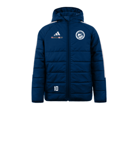 adidas Tiro 24 Winterjacke Kids Blau Weiss