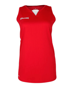 Spalding 4HER III Tank Top femmes rouge F03 - noir