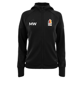 adidas Tiro 25 Travel Kapuzenjacke Damen Schwarz