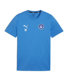 PUMA teamGOAL Casuals T-Shirt Blau F02