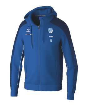 Erima Evo Star Kapuzenjacke Blau