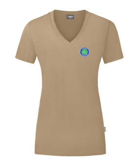 JAKO Organic T-Shirt Damen Beige F380
