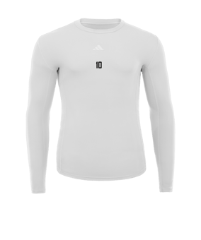 adidas Techfit Longsleeve Weiß