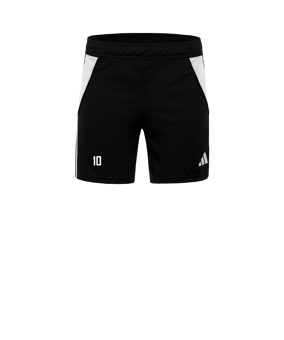 adidas Tiro 24 Short Damen Schwarz Weiss