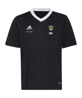 adidas Entrada 22 Trikot Kids Schwarz Weiss