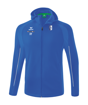 Erima Liga Star Kapuzenjacke Blau Weiss 