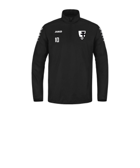 JAKO Team Rainzip Sweatshirt Kids Schwarz F800