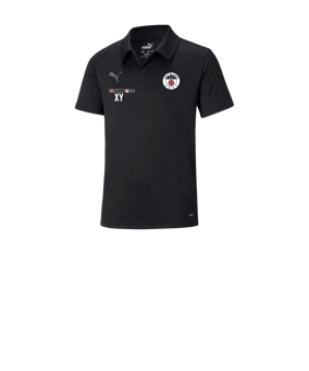 PUMA teamLIGA Sideline Polo Kids Schwarz F03