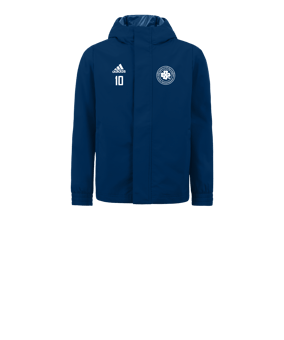 adidas Entrada 22 Allwetterjacke Kids Blau