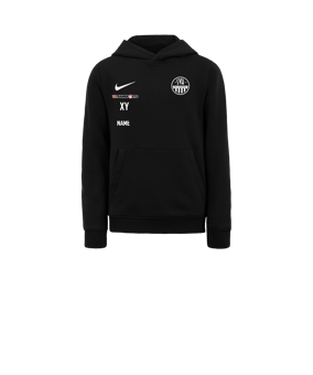 Nike Park 20 Fleece Hoody Kids Schwarz Weiss F010