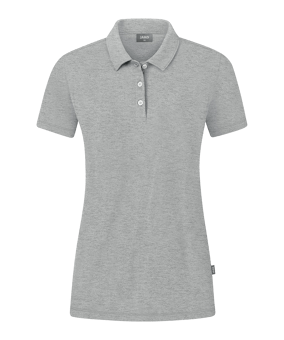 JAKO Organic Stretch Polo Shirt Damen Grau F520