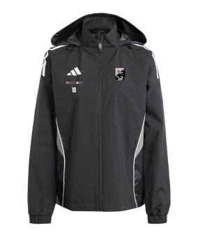 adidas Tiro 25 Competition Regenjacke Damen Schwarz