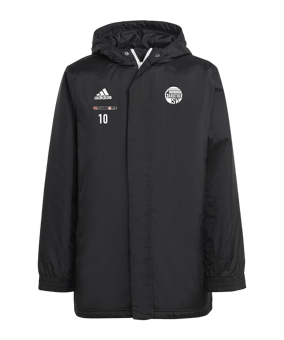 adidas Entrada 22 Stadium Jacke Kids Schwarz