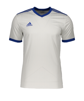 adidas Tabela 18 Trikot kurzarm Weiss Blau - weiss
