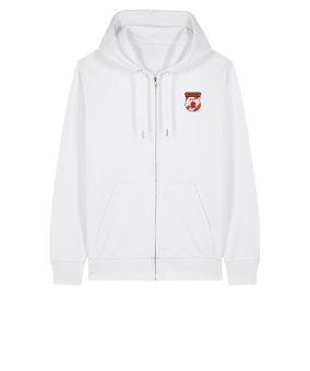Merch Connector 2.0 Zip Sweatjacke White | #justlogo4c
