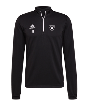 adidas Entrada 22 HalfZip Sweatshirt Schwarz