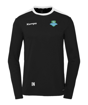 Kempa Emotion 27 Shirt Langarm Kids Schwarz Weiss F003