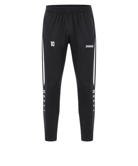 JAKO Power Polyesterhose Schwarz Weiss F802