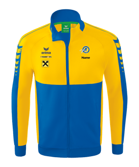 Erima SIX WINGS Trainingsjacke Blau Gelb 