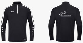 JAKO Power Sweatshirt Schwarz Weiss F800