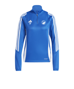 adidas Tiro 24 Trainingstop Damen Blau Weiss