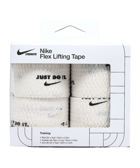 Nike Flex Lifting 4er Pack Tape Weiß Fjs01 - weiss