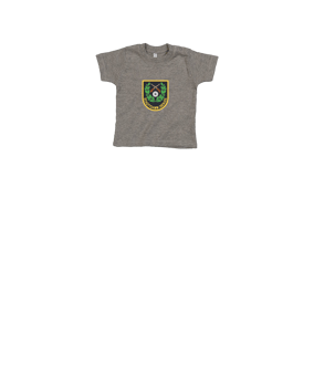 Merch Baby T-Shirt Heather Grey Melange | #logo4c