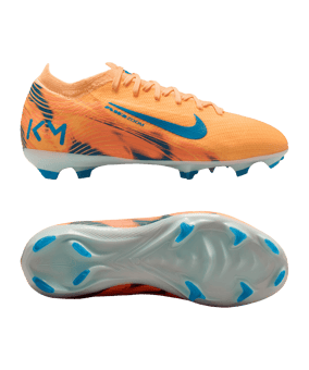 Nike Jr Air Zoom Mercurial Vapor XVI Pro FG Kylian Mbappe Signature Kids Orange F801 - orange