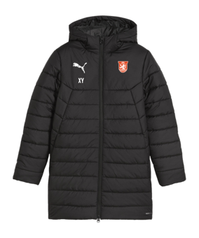 PUMA teamFINAL Bench Jacke Kids Schwarz F03